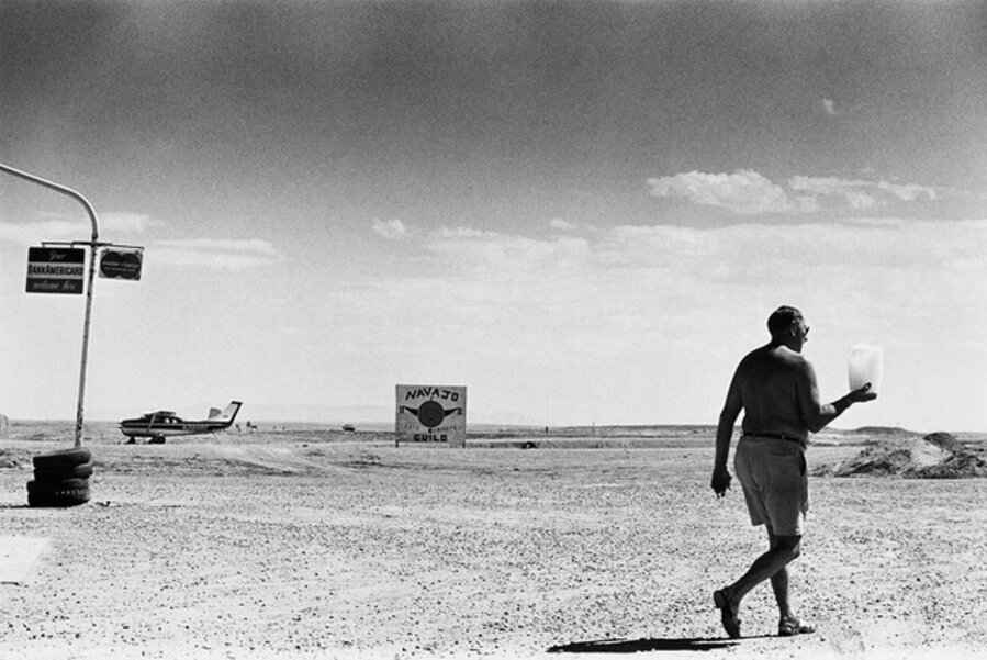 “Man Carrying Ice, Arizona” from “Where Time Has Vanished”