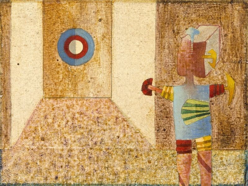 Emilio Tadini, ‘Untitled’, Painting, Oil on canvas laid down on cardboard, Il Ponte