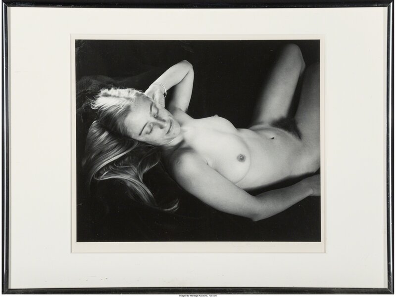 Imogen Cunningham, ‘Nude on Couch’, 1968, Photography, Gelatin silver, Heritage Auctions