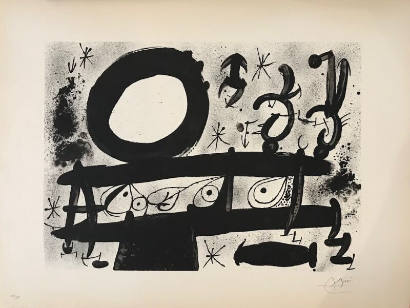 Joan Miró, ‘Homenatge a Joan Prats ’, 1971, Print, Lithograph on paper, Le Coin des Arts