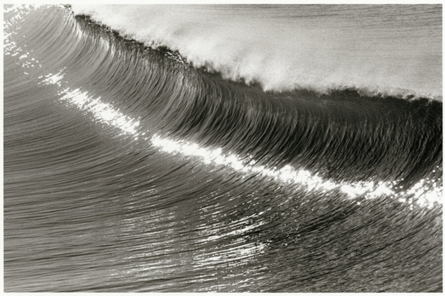 Sculpted Wave, Hermosa Beach, California, U.S.A.