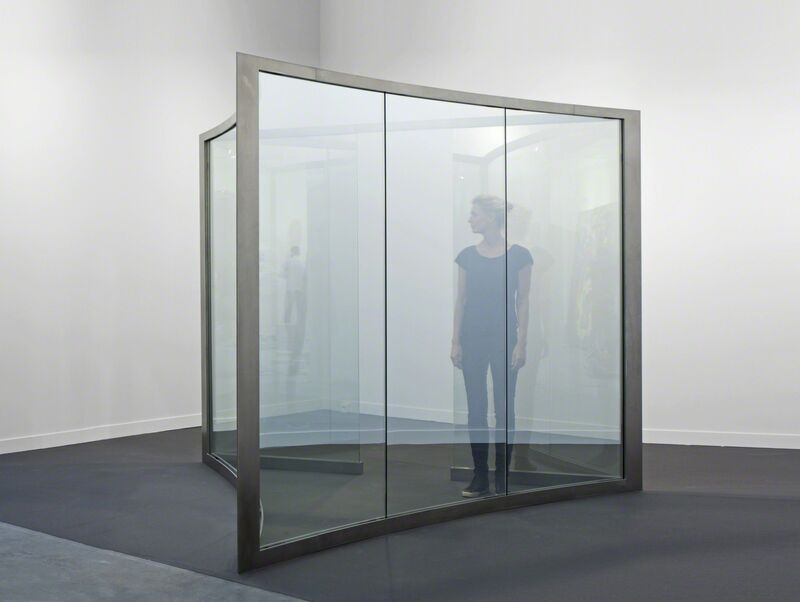 Dan Graham, ‘Zany Triangle’, 2014, Installation, Stainless steel and two-way mirror, Galleri Nicolai Wallner