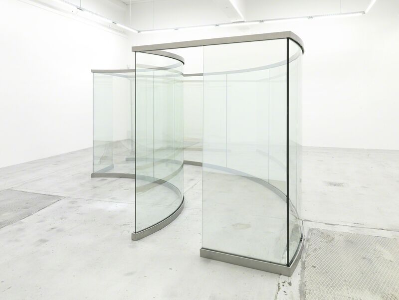 Dan Graham, ‘Tunnel of Love’, 2014, Installation, Stainless steel and two-way mirror, Galleri Nicolai Wallner