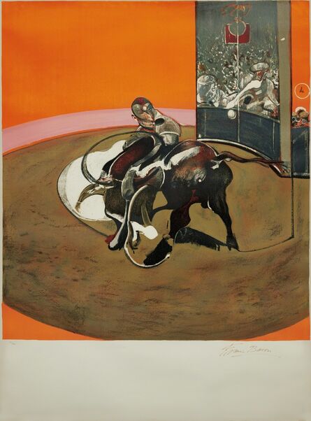 Francis Bacon, ‘Étude pour une corrida (after Study for a Bullfight No. 1, 1969)’, 1971