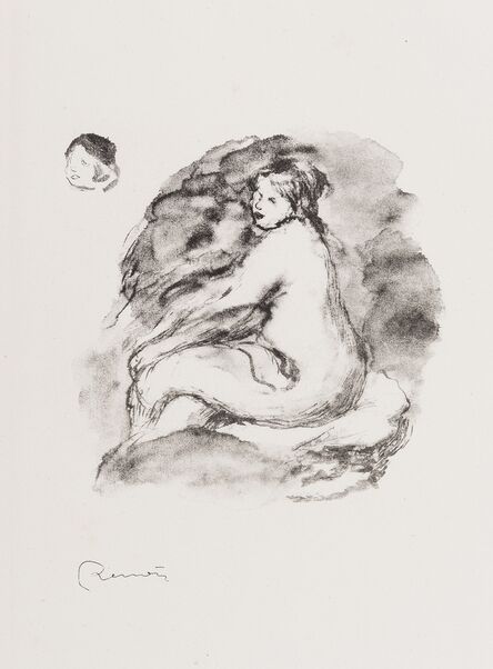 Pierre-Auguste Renoir, ‘Étude de Femme Nue Assise, Variante 1 (Delteil 43, Stella 43)’, 1904