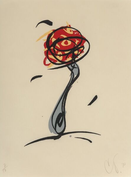 Claes Oldenburg, ‘Twirling Fork, with Meatball and Spaghetti’, 1993