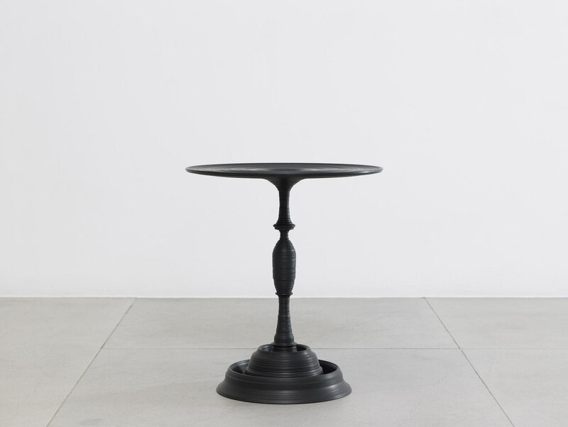 Sebastian Brajkovic, ‘Lathe Table 450 Black’, 2010, Design/Decorative Art, Anodized Aluminum, Carpenters Workshop Gallery
