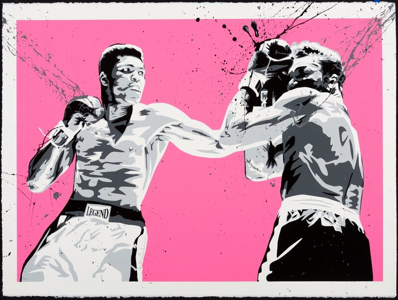 Mr. Brainwash, ‘Legend (Pink)’, 2009, Print, Screenprint in colors with hand embellishments on Rives BFK paper, Heritage Auctions