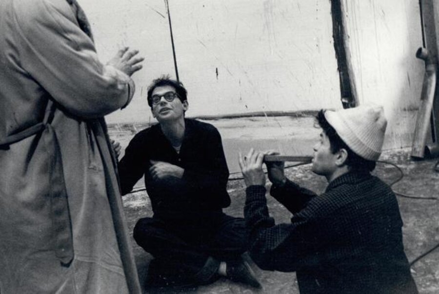 Allen Ginsberg, Gregory Corso with Flute