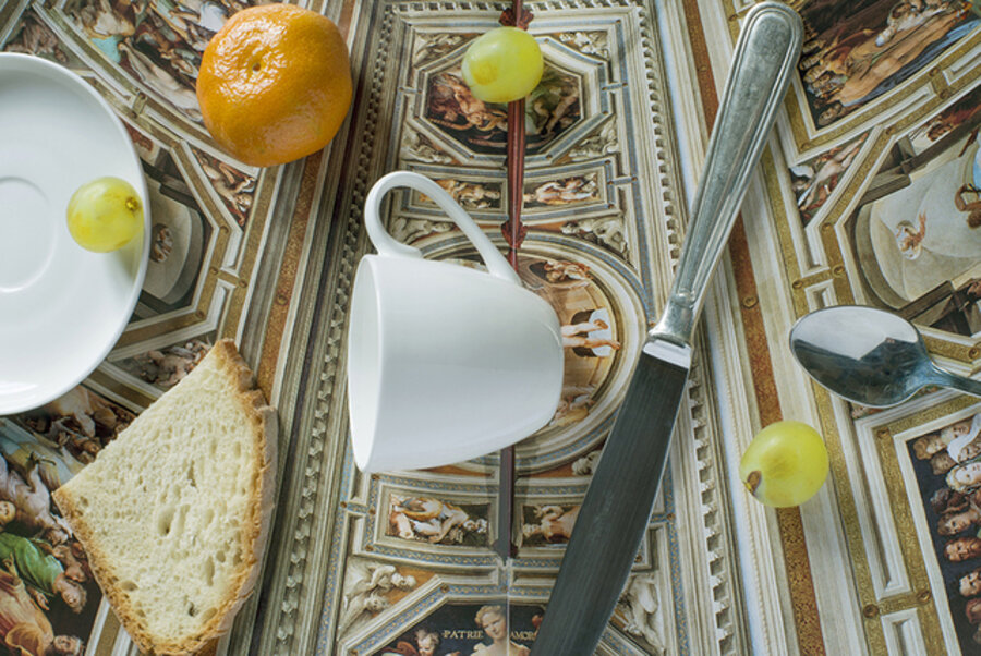 Untitled (Ceiling Still Life)