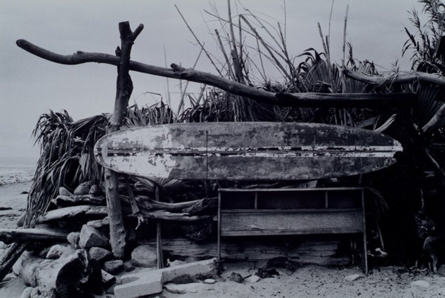 Old Surfboard, Topanga Beach, California