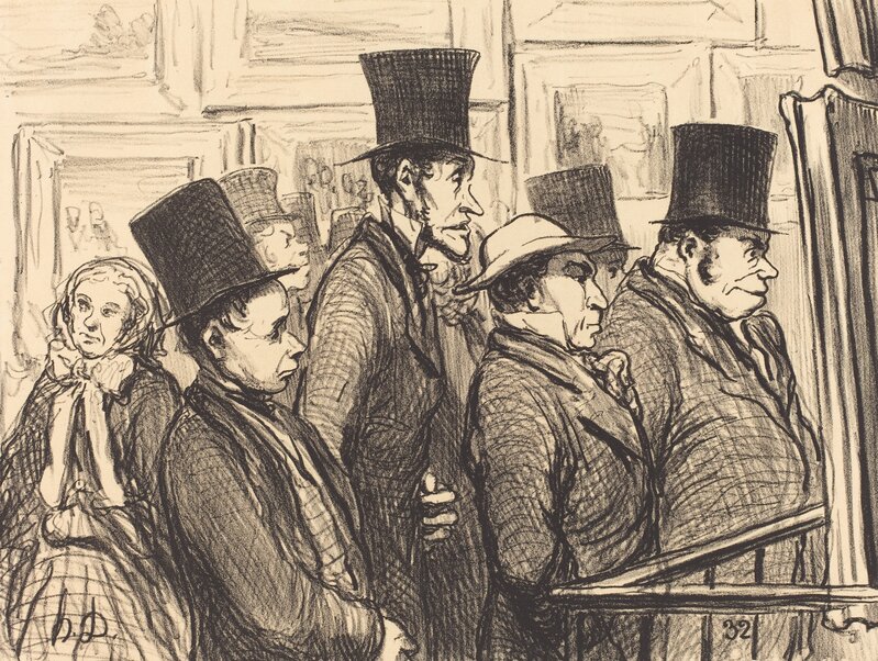 Honoré Daumier, ‘Cristi... v'la-t-y un boeuf qui est bien fait!...’, 1859, Print, Lithograph on papier mince, National Gallery of Art, Washington, D.C.