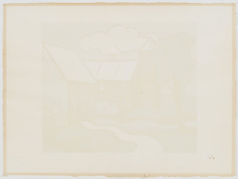 Roy Lichtenstein, ‘Red Barn’, 1969, Print, Screenprint on C.M. Fabriano 100/100 Cotone Paper, Fine Art Mia
