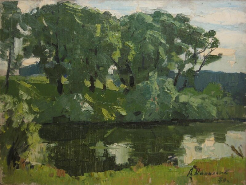 Aleksandr Timofeevich Danilichev, ‘Istra River’, 1970, Painting, Oil on canvas, Surikov Foundation