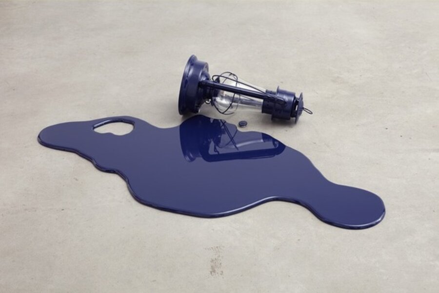 Untitled (Blue Spill)