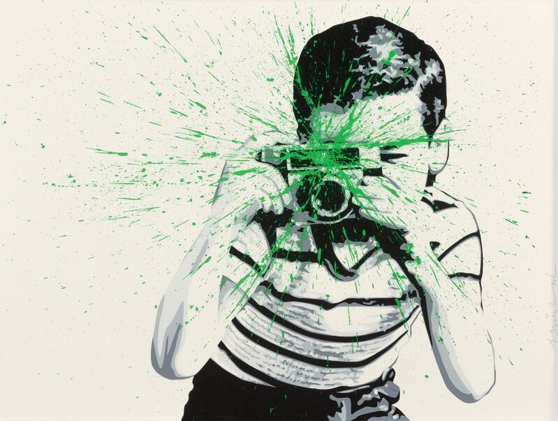 Mr. Brainwash, ‘Smile (Green)’, 2011, Print, Screenprint in colors on wove paper, Heritage Auctions