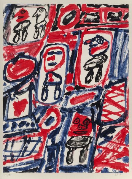 Jean Dubuffet, ‘Site avec cinq personnages’, 1981