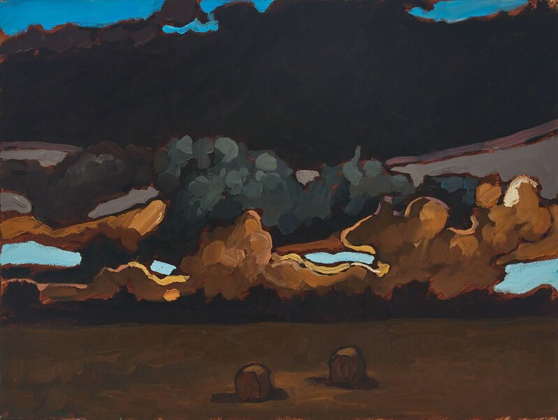 Travis Shilling, ‘Two Hay Bales’, 2007, Painting, Oil on canvas, Waddington's