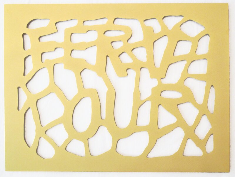 Susan Hefuna, ‘FERVOUR, from the Gold Drawings Series’, 2013, (blank), Gold plated brass, Rose Issa Projects