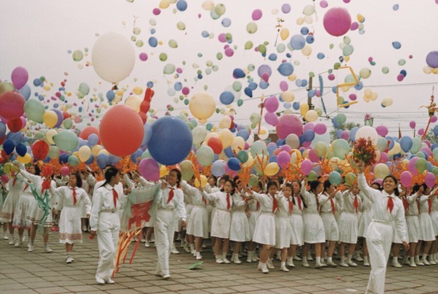 May Day celebrations, Tiananmen Square, Beijing, China