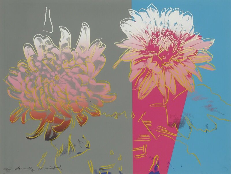 Andy Warhol, ‘Kiku (F. & S. II.307-9)’, 1983, Print, The complete set, comprising three screenprints in colors, Sotheby's