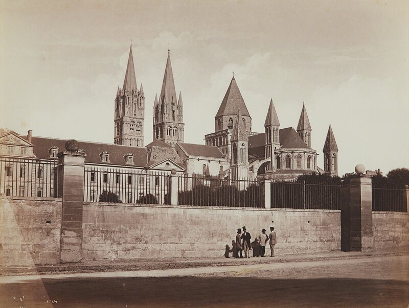 Édouard Baldus, ‘Église Saint-Étienne de Caen, derrière le mur’, ca. 1855, Photography, Salt print, Phillips