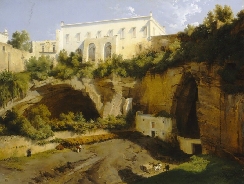 Lancelot-Théodore Turpin de Crissé, ‘View of a Villa, Pizzofalcone, Naples’, ca. 1819, Painting, Oil on canvas, National Gallery of Art, Washington, D.C.