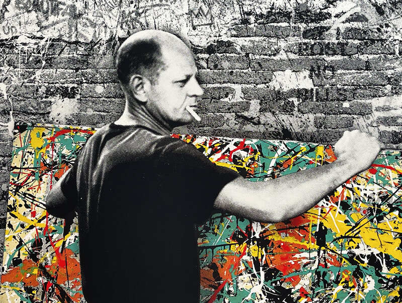 Mr. Brainwash, ‘'Jackson Pollock: Self-Discovery'’, 2022, Print, Screen print on deckled edge Arches archival fine art paper., Signari Gallery