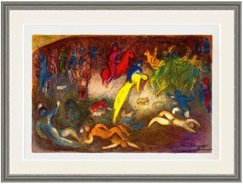 Marc Chagall, ‘Enlevement de Chloe (Abduction of Chloe)’, 1977, Print, Lithograph, ArtWise