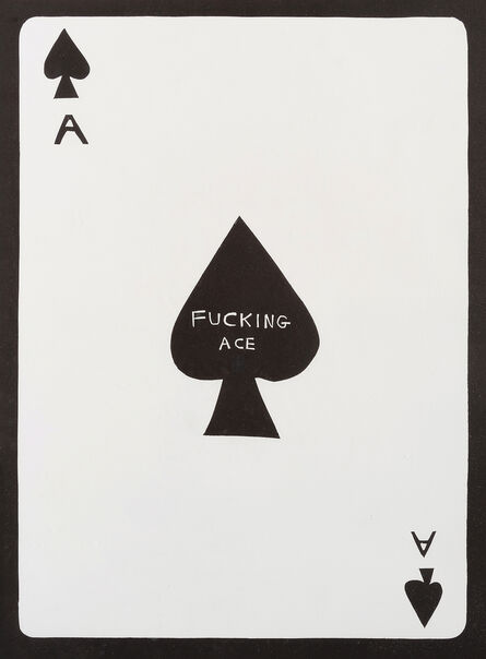 David Shrigley, ‘Fucking Ace (Linocut)’, 2018