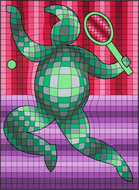 Victor Vasarely, ‘Tennis Player’, n.d.