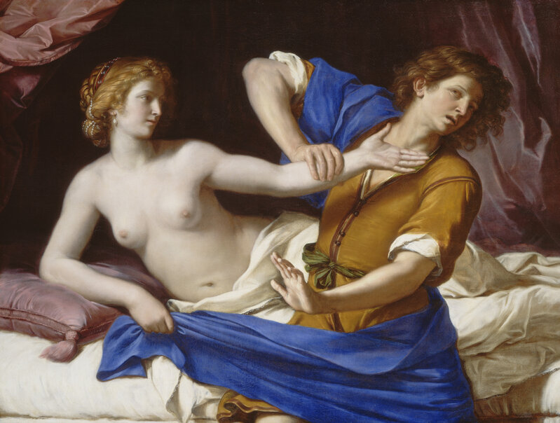 Guercino, ‘Joseph and Potiphar's Wife’, 1649, Painting, Oil on canvas, National Gallery of Art, Washington, D.C.