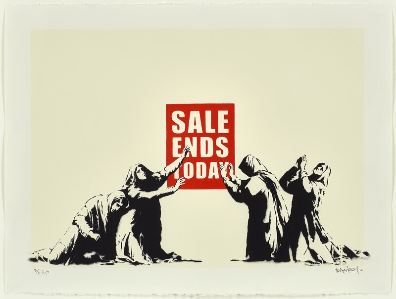 Banksy, ‘Sale Ends’, 2006, Print, Screenprint, DELAHUNTY
