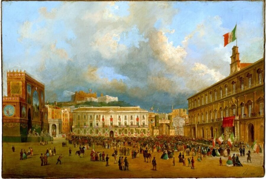 Arrival of Victor Emmanuel II in Naples the 7 November 1860