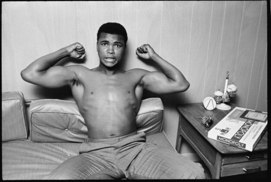 Muhammad Ali with Muscles