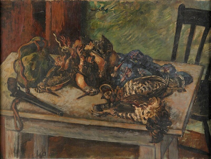 Waldo Peirce, ‘Woodcocks and Partridges’, Painting, Oil on canvas, Rago/Wright/LAMA/Toomey & Co.