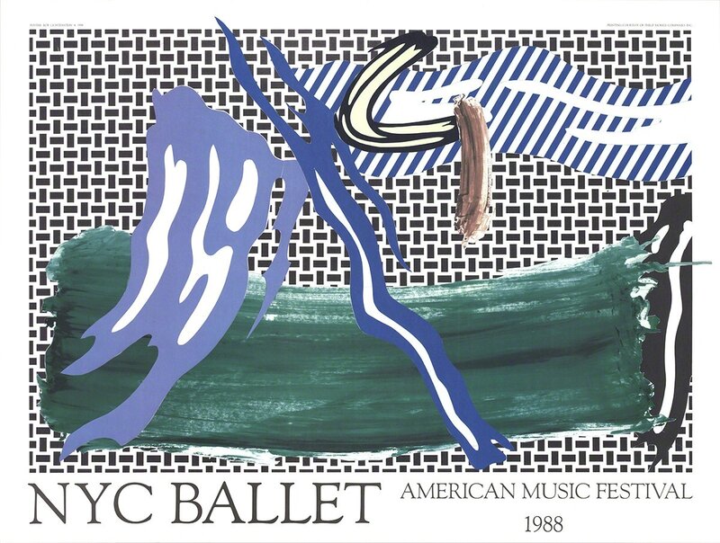 Roy Lichtenstein, ‘NYC Ballet American Music Festival’, 1988, Ephemera or Merchandise, Offset Lithograph, ArtWise