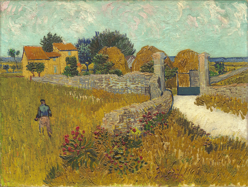 Vincent van Gogh, ‘Farmhouse in Provence’, 1888, Painting, Oil on canvas, National Gallery of Art, Washington, D.C.
