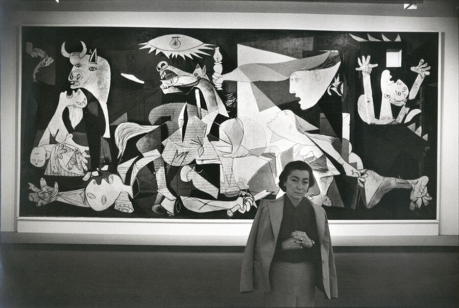 Jacqueline and Guernica, MOMA NYC