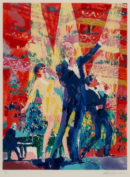 LeRoy Neiman, ‘Frank, Liza and Sammy at Royal Albert Hall’, 1990