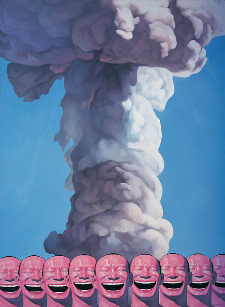 Yue Minjun, ‘Mushroom Cloud’, 2007-2008