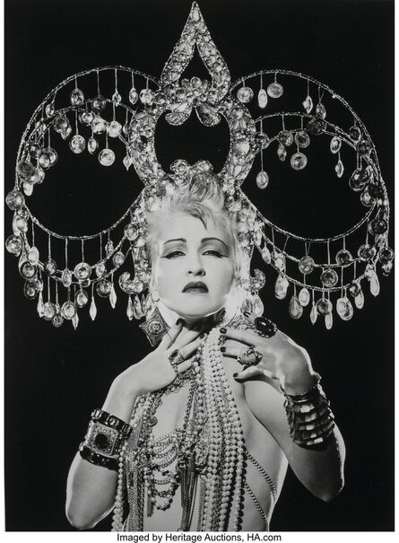 Matthew Rolston, ‘Cyndi Lauper, Headdress, New York’, 1986