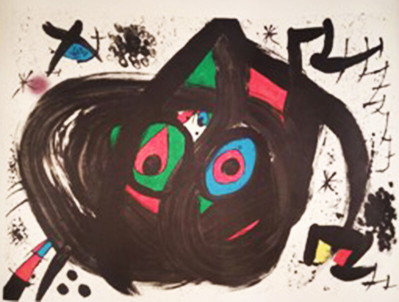 Joan Miró, ‘Hommentage a Joan Prats’, 1971, Print, Lithograph in colour on paper, The WhiteHouse Gallery Johannesburg
