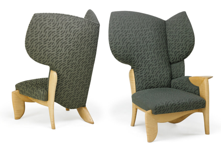 Pair of Easy chairs, Westport, MA