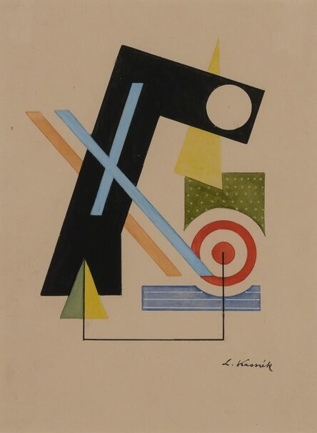 Lajos Kassák, ‘Constructivist Composition’, 1921