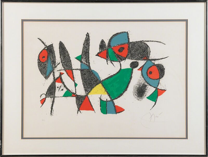 Joan Miró, ‘Plate 10, from Lithographs ll’, 1975, Print, Lithograph in colors, Rago/Wright/LAMA