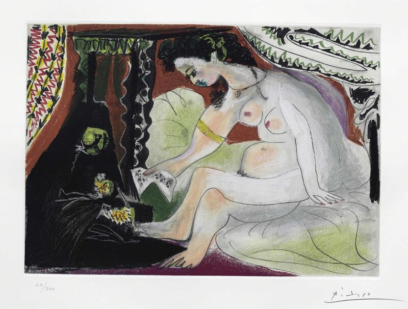 Pablo Picasso, ‘Bathsheba’, circa 1960, Print, Aquatint in colors, on Rives BFK paper, Christie's
