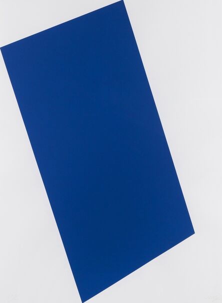 Ellsworth Kelly, ‘Blue (For Leo), (from The Leo Castelli 90th Birthday Portfolio)’, 1997