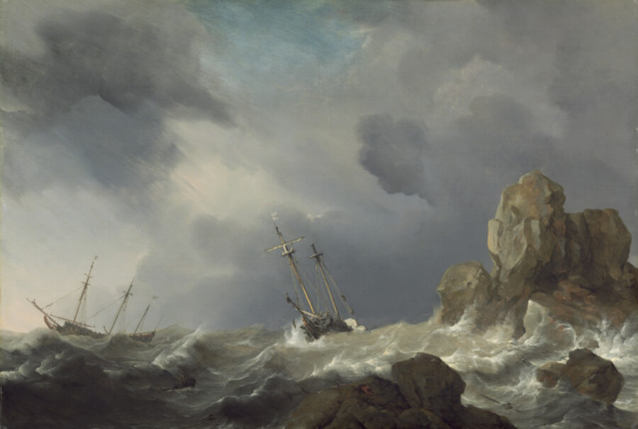 Ships in a Gale