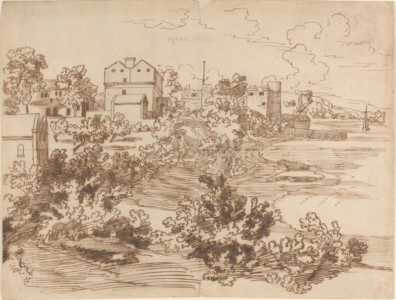 ‘Upnor Castle’, Drawing, Collage or other Work on Paper, Pen and iron gall ink over graphite on laid paper, National Gallery of Art, Washington, D.C.
